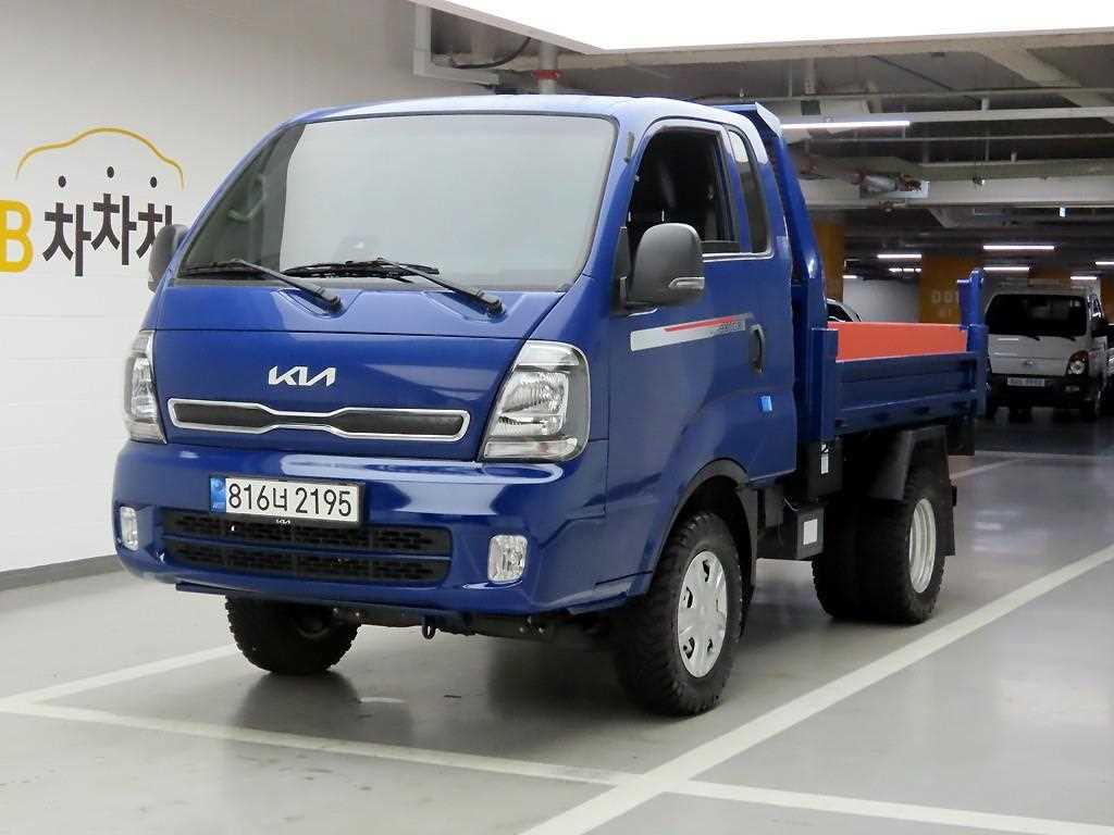 기아 봉고 1톤 덤프 2022년식 봉고3 덤프 전측면 외관