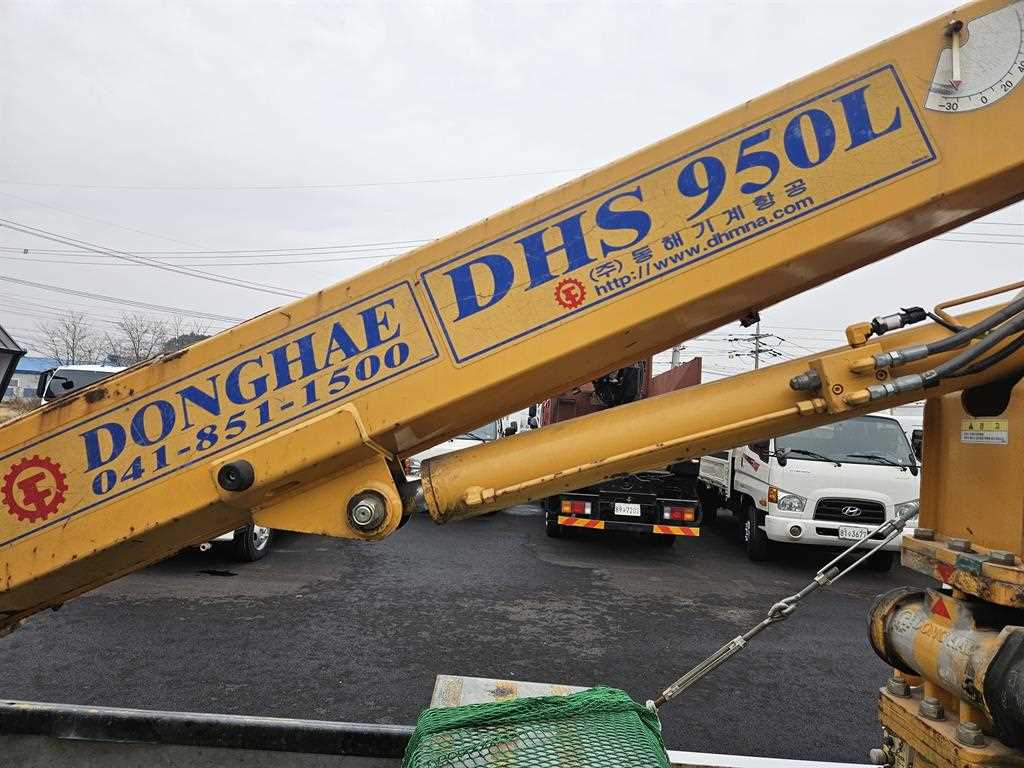 기아 봉고 1톤 바가지차 2019년식 동해 DHS 950L 붐 표기