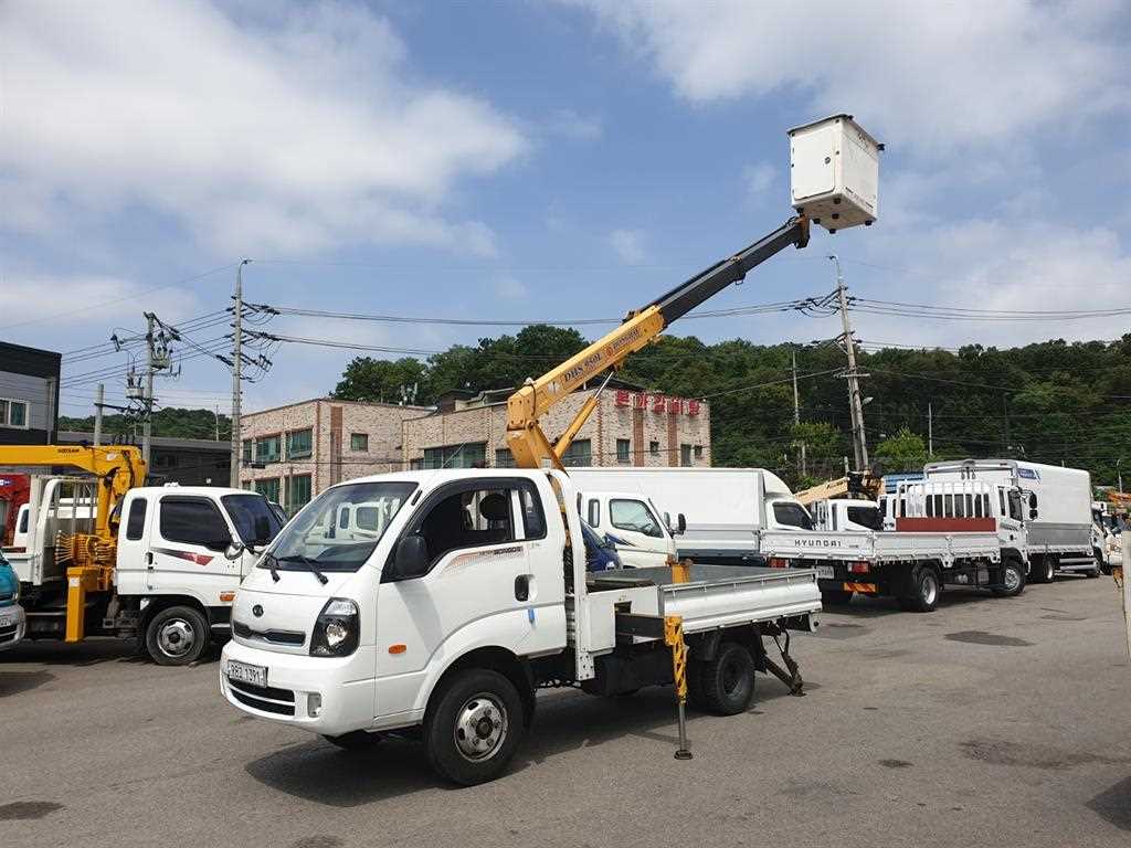 기아 봉고 1.2톤 바가지차 2012년식 동해 DHS 950 붐 상승