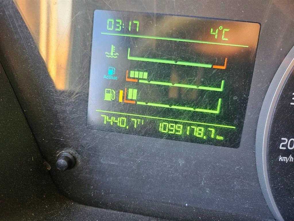 볼보 FH540 25톤 윙바디 2014년식 계기판 주행거리 1,099,178km