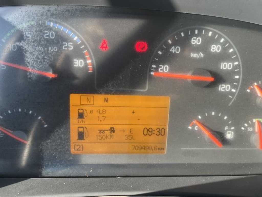 볼보 FL 6.5톤 윙바디 2017년식 계기판 주행거리 709,496km