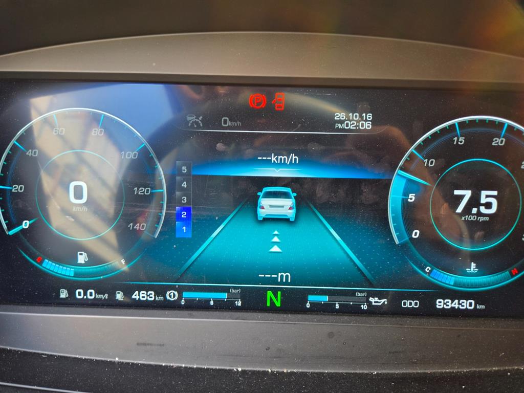 타타대우 더쎈 3.5톤 카고 2024년식 디지털 계기판