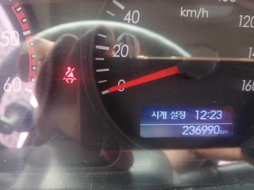 현대 마이티 2톤 카고 2017년식 계기판 주행거리 236,990km