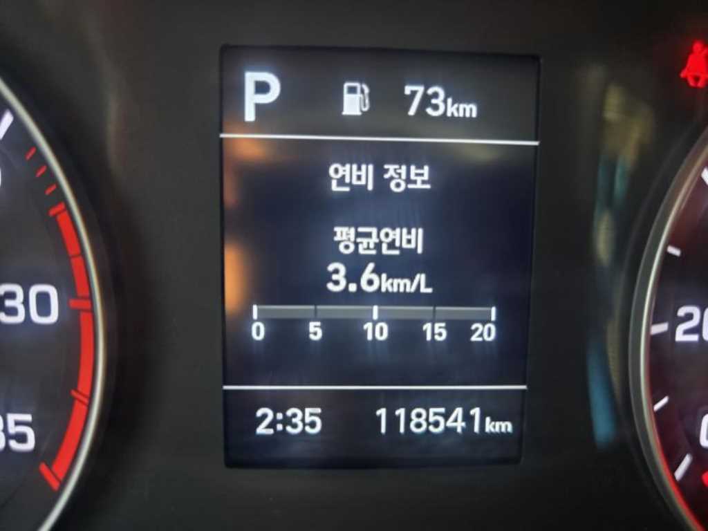 현대 마이티 2.5톤 익스탑 2022년식 계기판 주행거리
