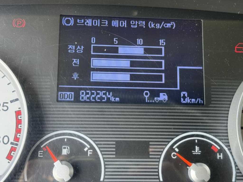 현대 메가트럭 4.5톤 윙바디 2014년식 계기판 주행거리