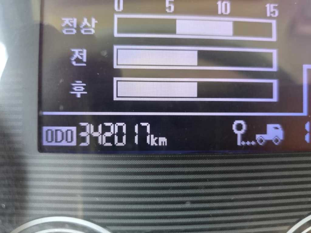 현대 메가트럭 4.5톤 카고 2011년식 계기판 주행거리