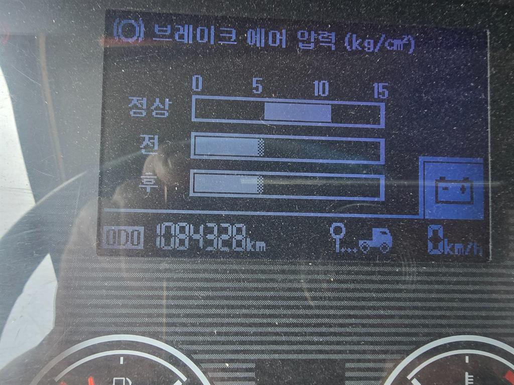 현대 메가트럭 5.1톤 냉동탑 2012년식 계기판 주행거리