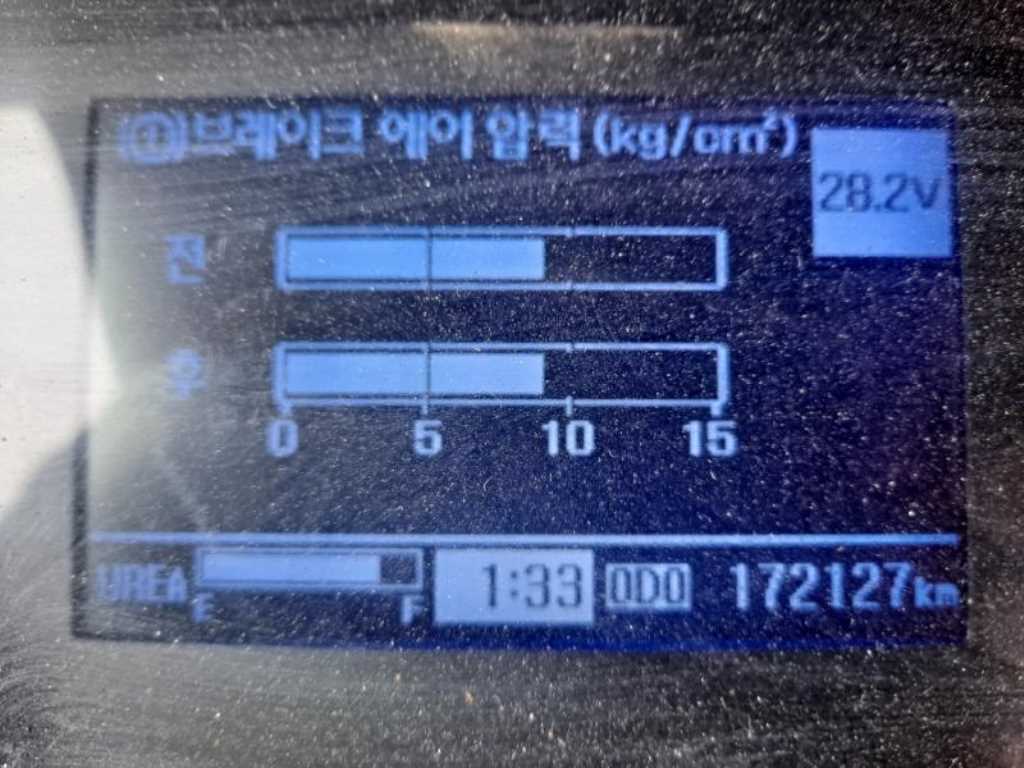 현대 메가트럭 5톤 암롤 2020년식 계기판 주행거리