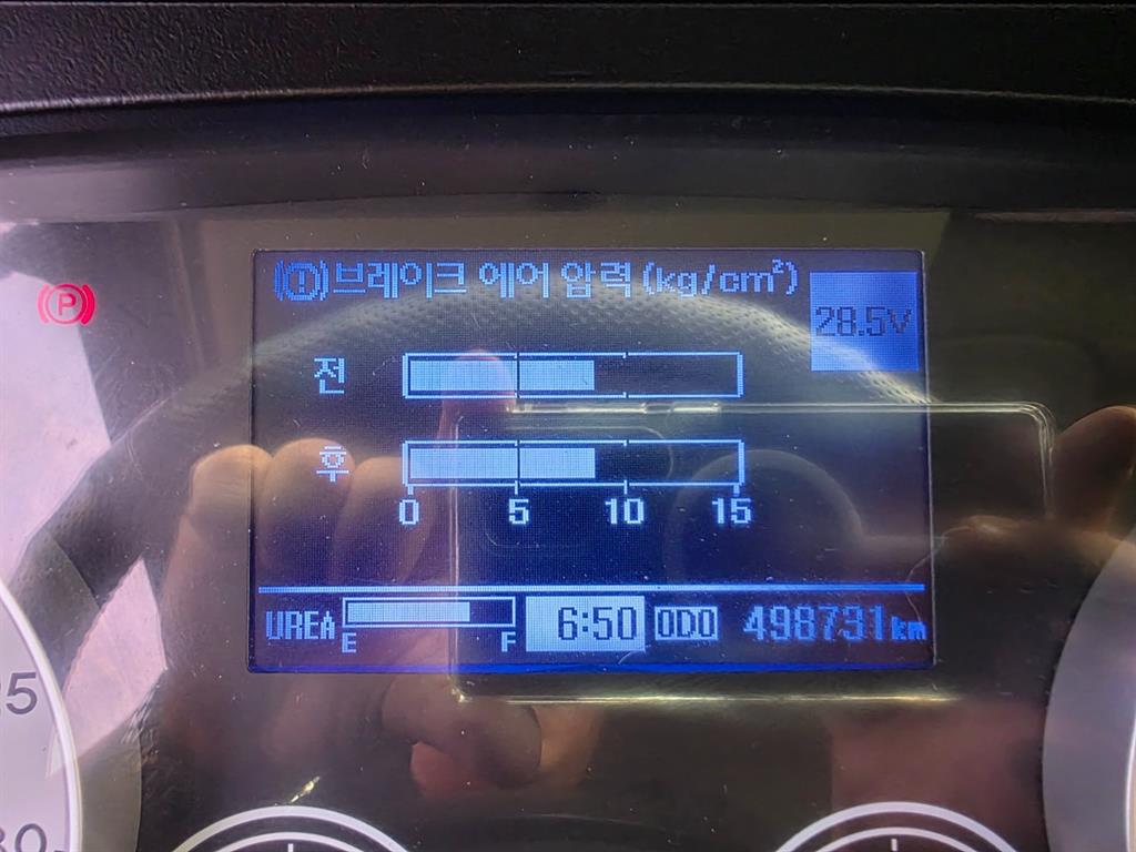 현대 메가트럭 5톤 카고 2018년식 계기판 주행거리