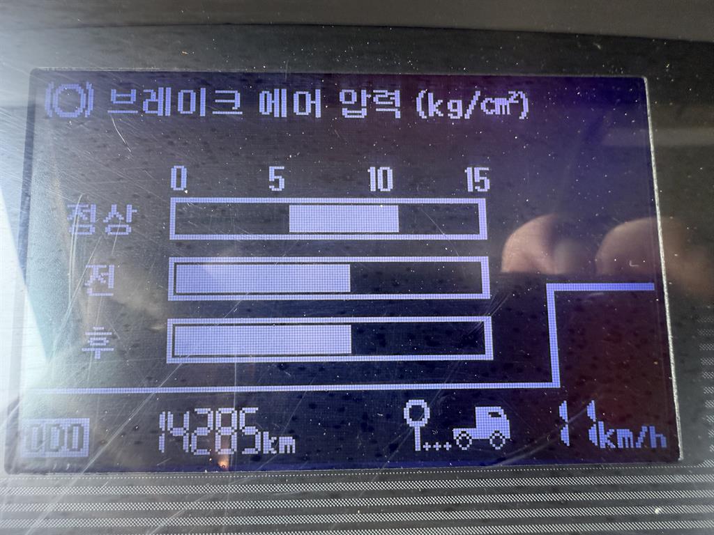 현대 메가트럭 5톤 냉동탑 2023년식 계기판 ODO