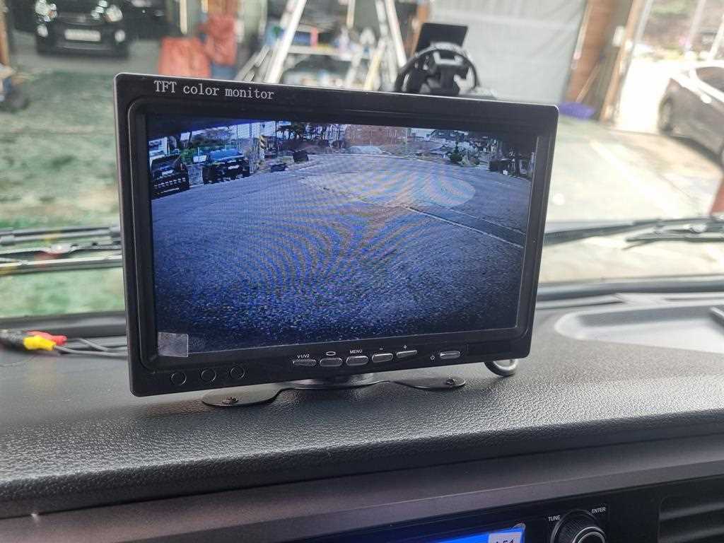 현대 올뉴마이티 2.5톤 카고 2023년식 후방 카메라 모니터