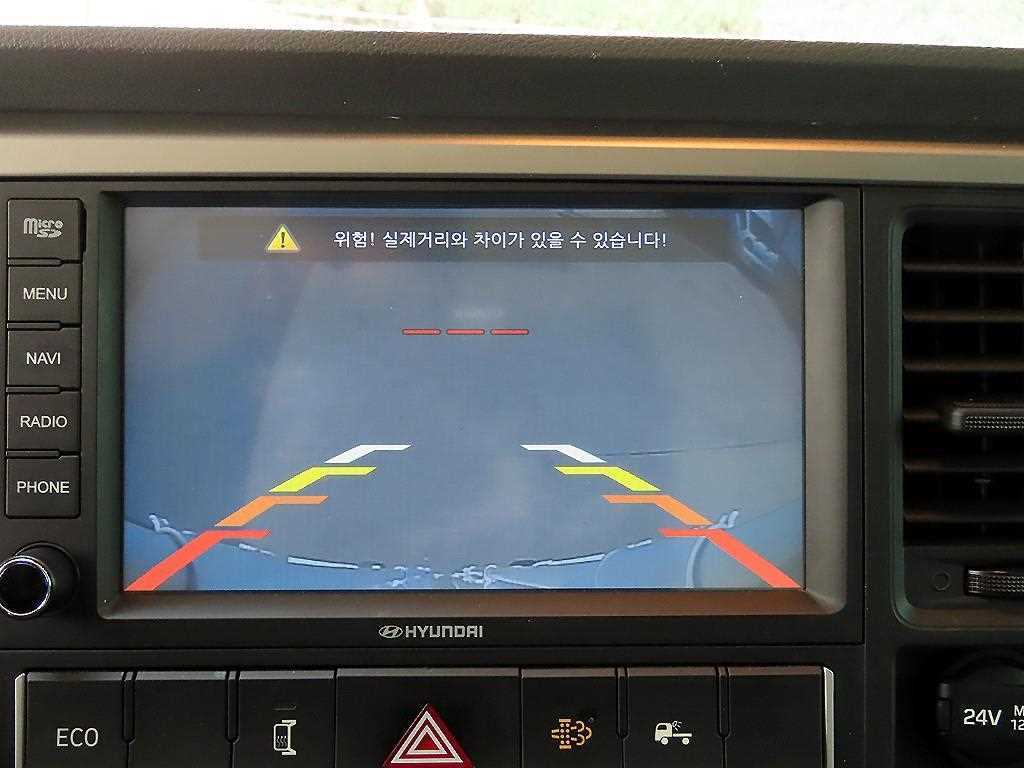 현대 올뉴마이티 3.5톤 윙바디 2021년식 내비게이션 후방 카메라