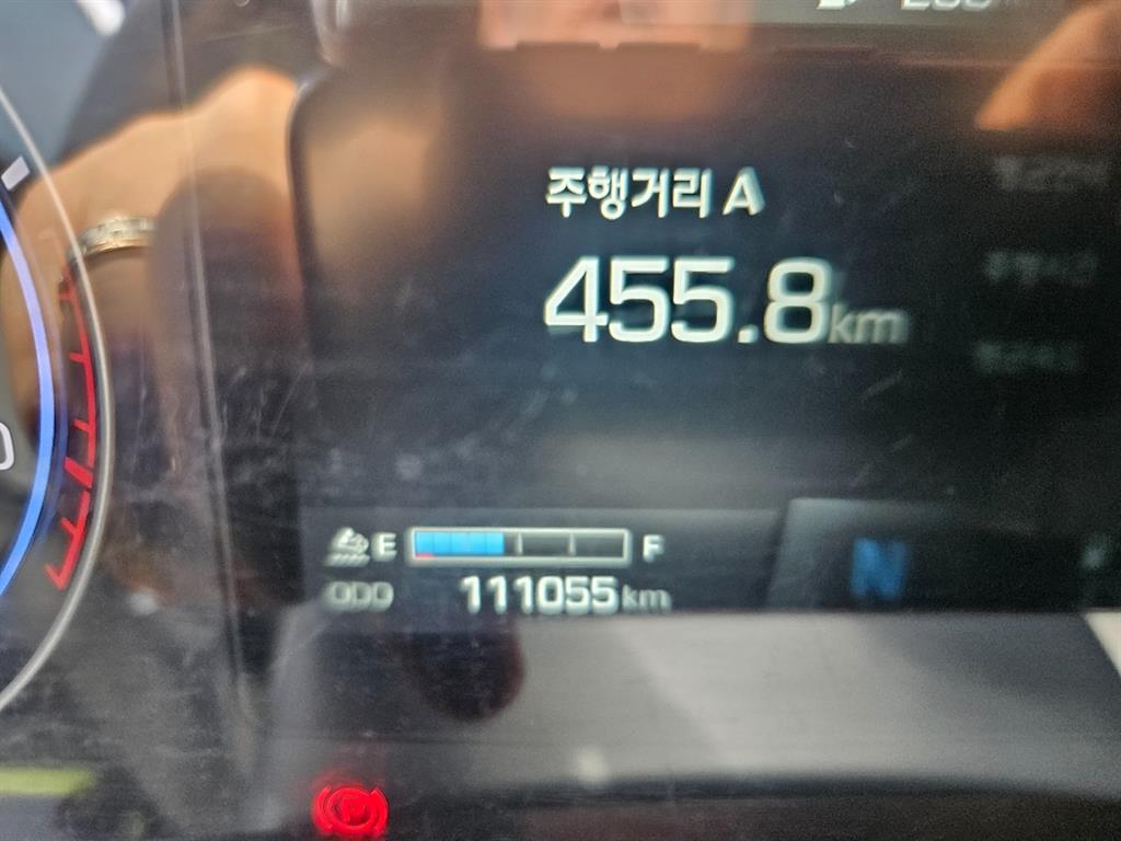현대 파비스 9.5톤 냉동탑 2024년식 계기판 주행거리